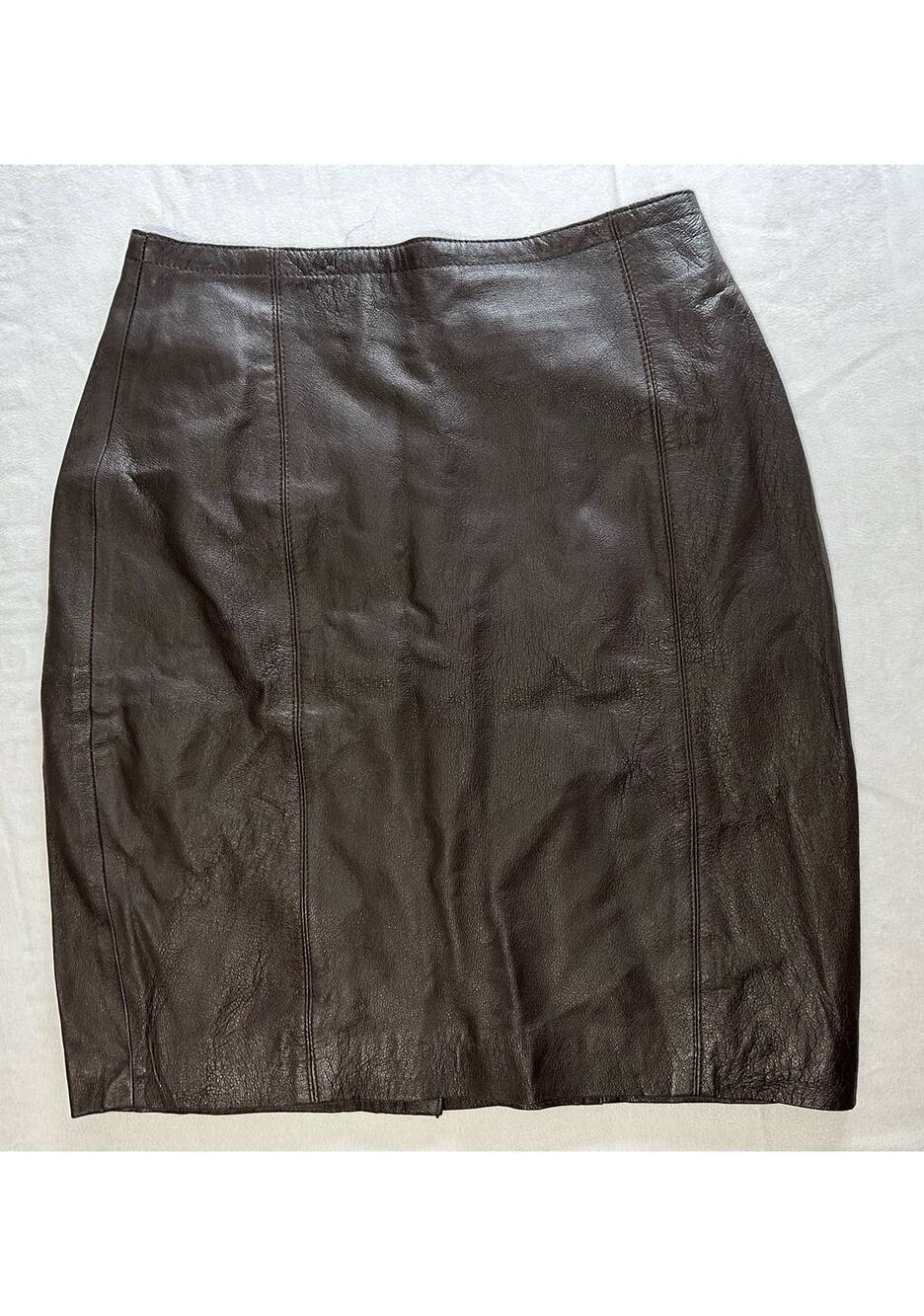 Savannah Leather Skirt Size 6